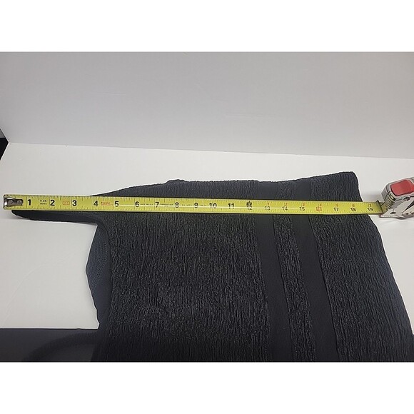 Mainstream Womens Bathing Suit 16 Black Tank Top Solid Nylon Spandex - Picture 11 of 11